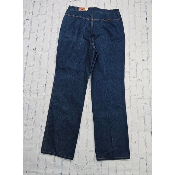 Vintage Deadstock Maverick Ultra High Rise Wide Bootcut 70s 80s Jeans WOMENS 36 - Picture 8 of 8